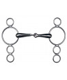 Mors péssoa 4 anneaux réglable canons creux simple brisure