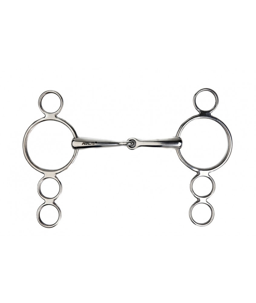 Mors pesso 4 anneaux simple brisure