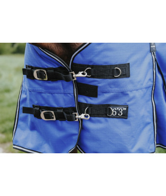 Couverture EQUITHEME - Tyrex Aisance 1200D 150g -Bleu roi