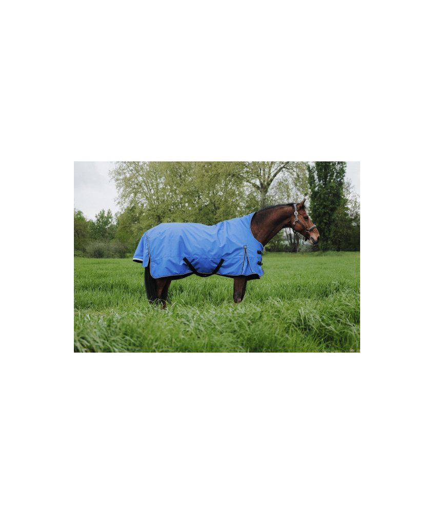 Couverture EQUITHEME Tyrex 1200D - 150g "Aisance" High Neck Bleu Roi