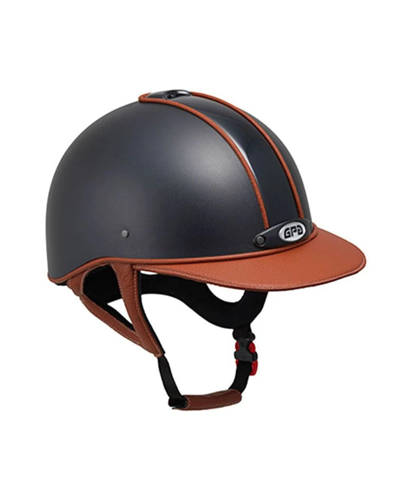Casque GPA Titium Leather 2X Noir - Cuir Noisette Taille 57 GPA - 56 EUR